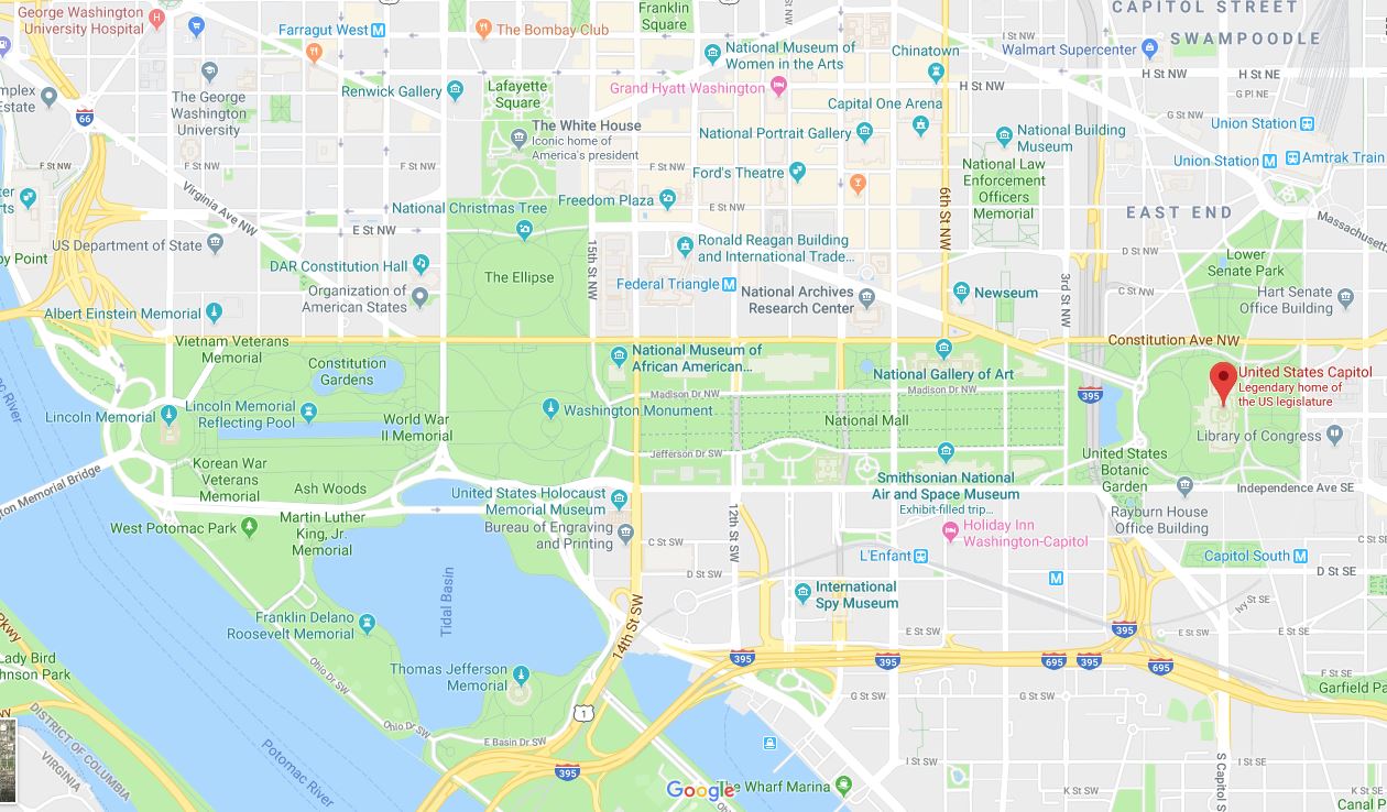 National Mall Map Printable